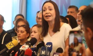 La opositora venezolana María Corina Machado ratifica que continuará en la ruta electoral