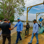 ¡MEJORANDO EL SUMINISTRO DE AGUA EN LA COL! Inspeccionan operatividad de Torre Toma en embalse Burro Negro