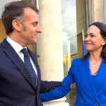 ¡AFIRMA MACRON AL RECIBIR A MCM! Francia respalda la «transición pacífica» en Venezuela
