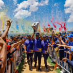 ¡POR TODO LO ALTO! El Zulia celebra la llegada de la Copa del Clásico Mundial de Béisbol