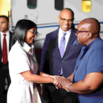 ¡2DA VISITA DE ESTADO! Delcy Rodríguez llega a Barbados para cumplir agenda estratégica