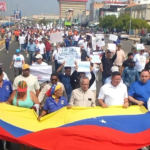 ¡CONMEMORARON SU DÍA! Trabajadores marchan en Maracaibo en rechazo al reciente ajuste salarial