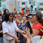 ¡EN NUEVA CAMINATA POR VENEZUELA! Delcy Rodríguez insiste a Trump por el cese de sanciones