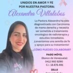 ¡APÓYALA! Buscan ayuda para la pastora Alexandra Villalobos en su lucha contra el cáncer de mama